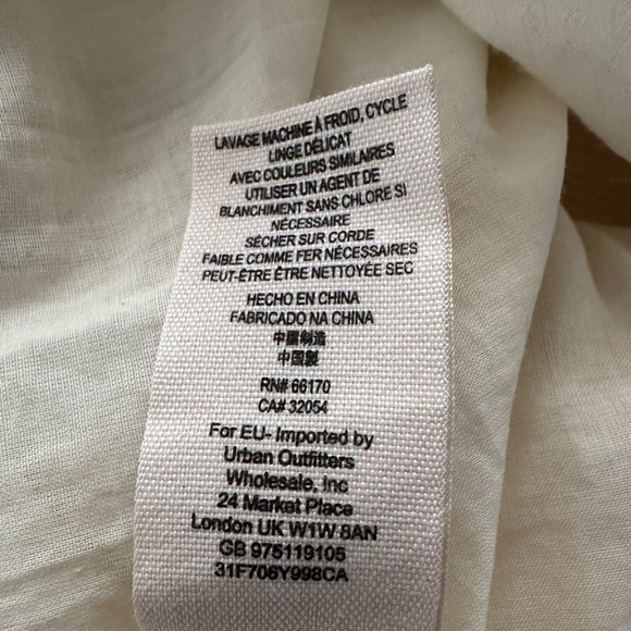 Free People Georgia lace cream and neon orange dress - Picture 9 of 9